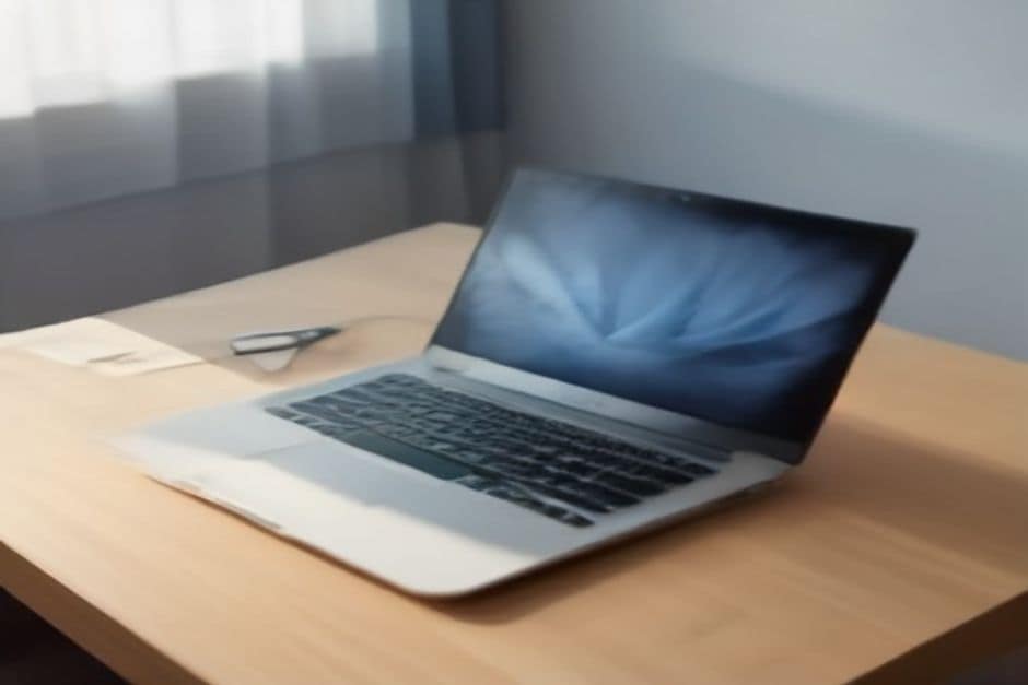 iPhone X apoiado em suporte ao lado de um laptop exibindo a página de suporte da Apple